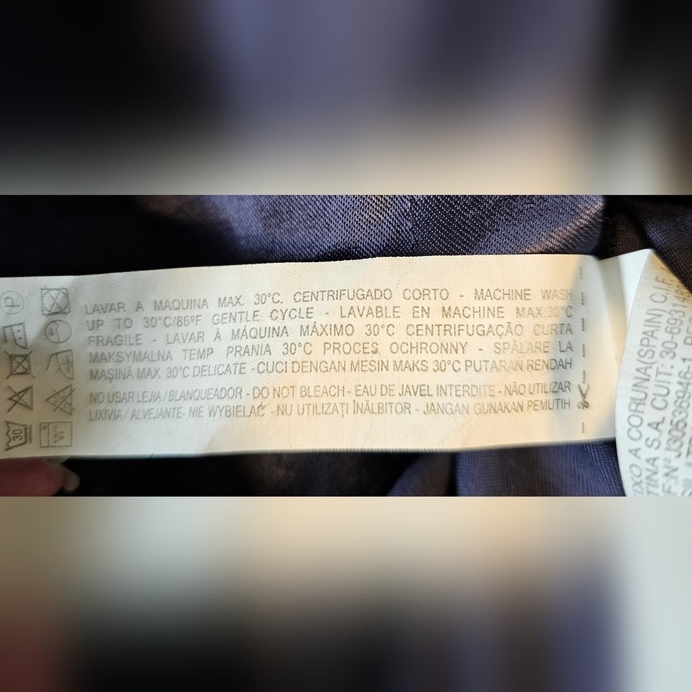 Zara Basic Collection Women's Satin Hidden Button… - image 7